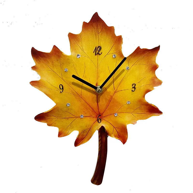 FeatherTime - Nordic leaf clock