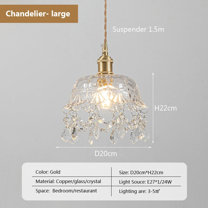 PrismGlow - Modern glass pendant light