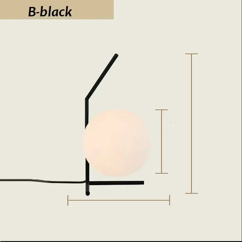 UrbanElegance - Modern minimalist glass household lamp