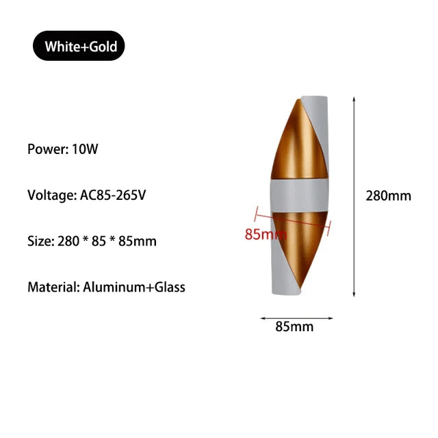 Cascadia - LED wall light for outdoors