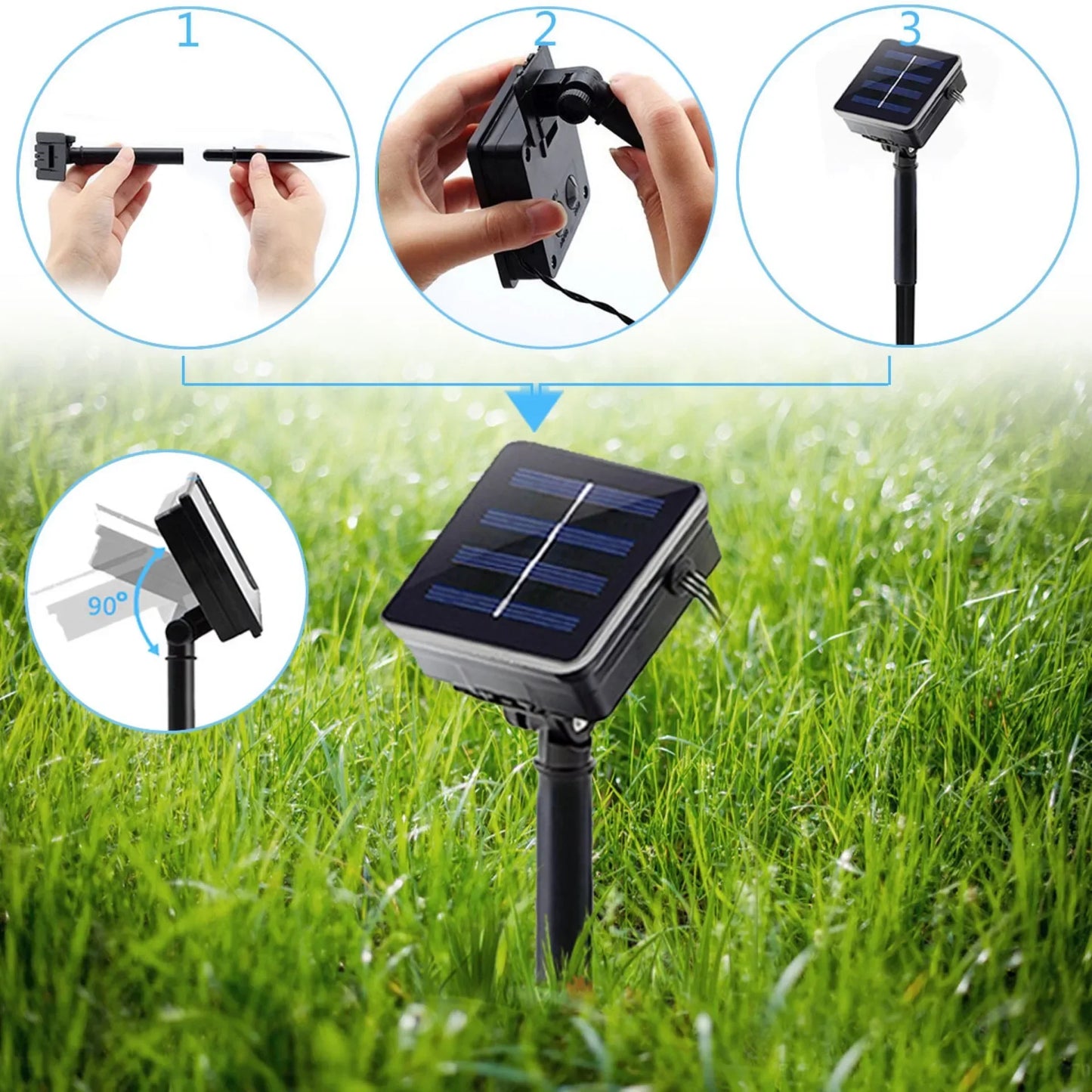 LumiBlossom - Solar garden flower light