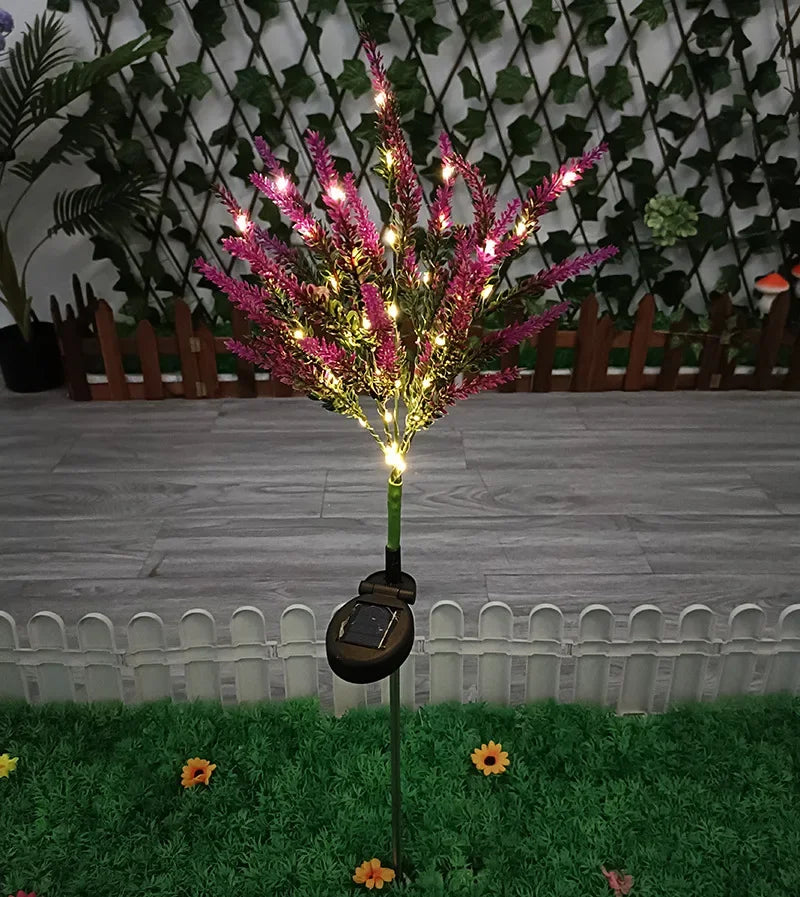 LavenderGlow - Solar lavender garden lights