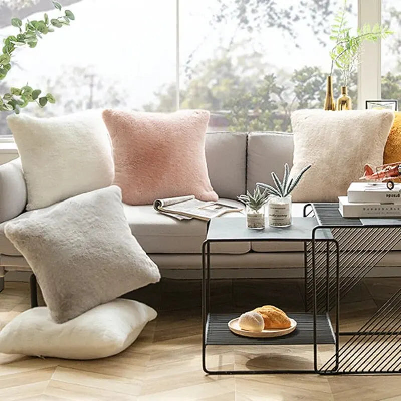 LuxeFur - Ultra-soft rabbit pillowcase