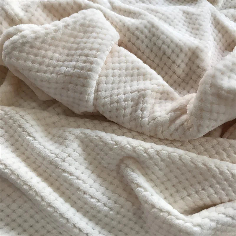 FlannelBliss - Thickened plaid blanket