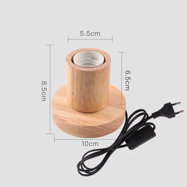 WoodWhimsy - Retro wooden decoration lamp