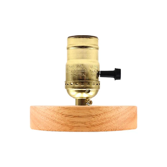 WoodWhimsy - Retro wooden decoration lamp