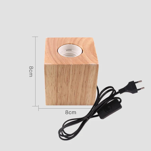 WoodWhimsy - Retro wooden decoration lamp