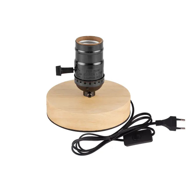 WoodWhimsy - Retro wooden decoration lamp