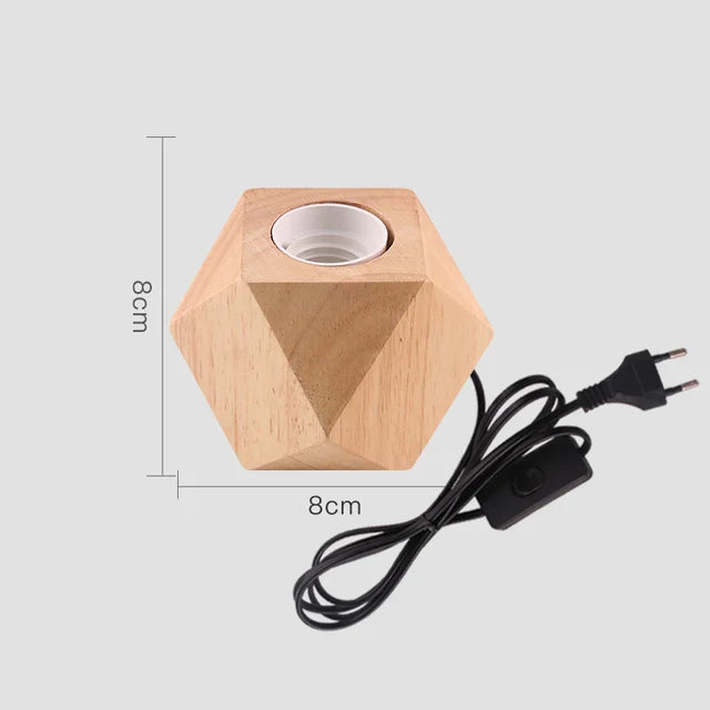 WoodWhimsy - Retro wooden decoration lamp
