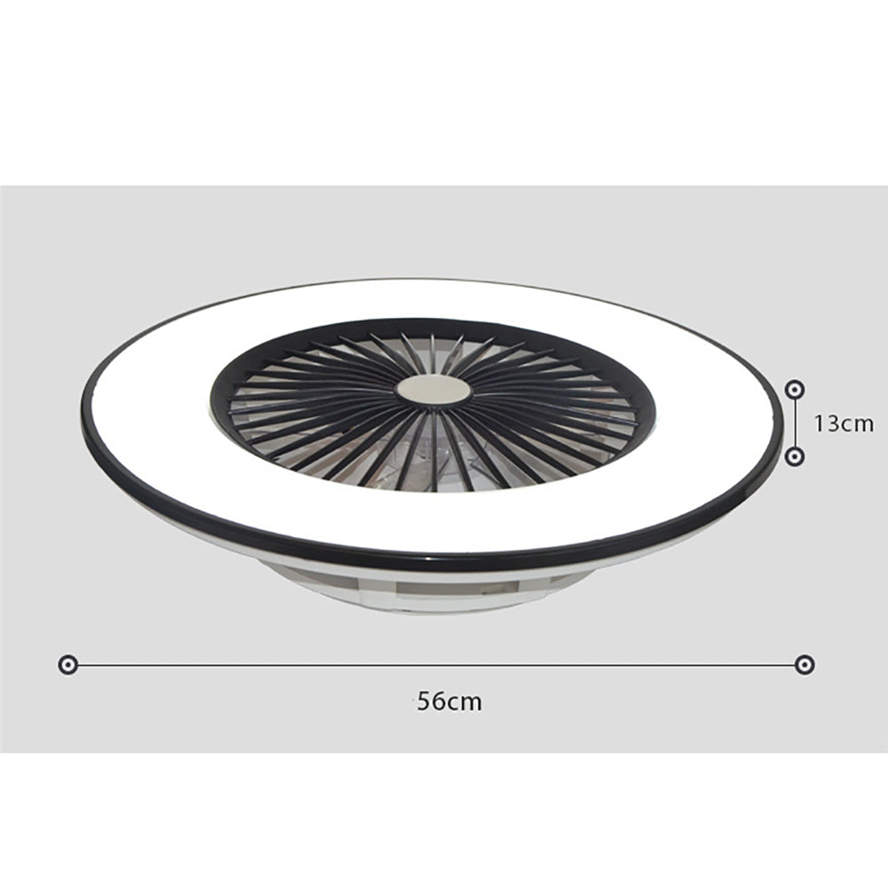 TropicalBreeze - Palm frond fan with light