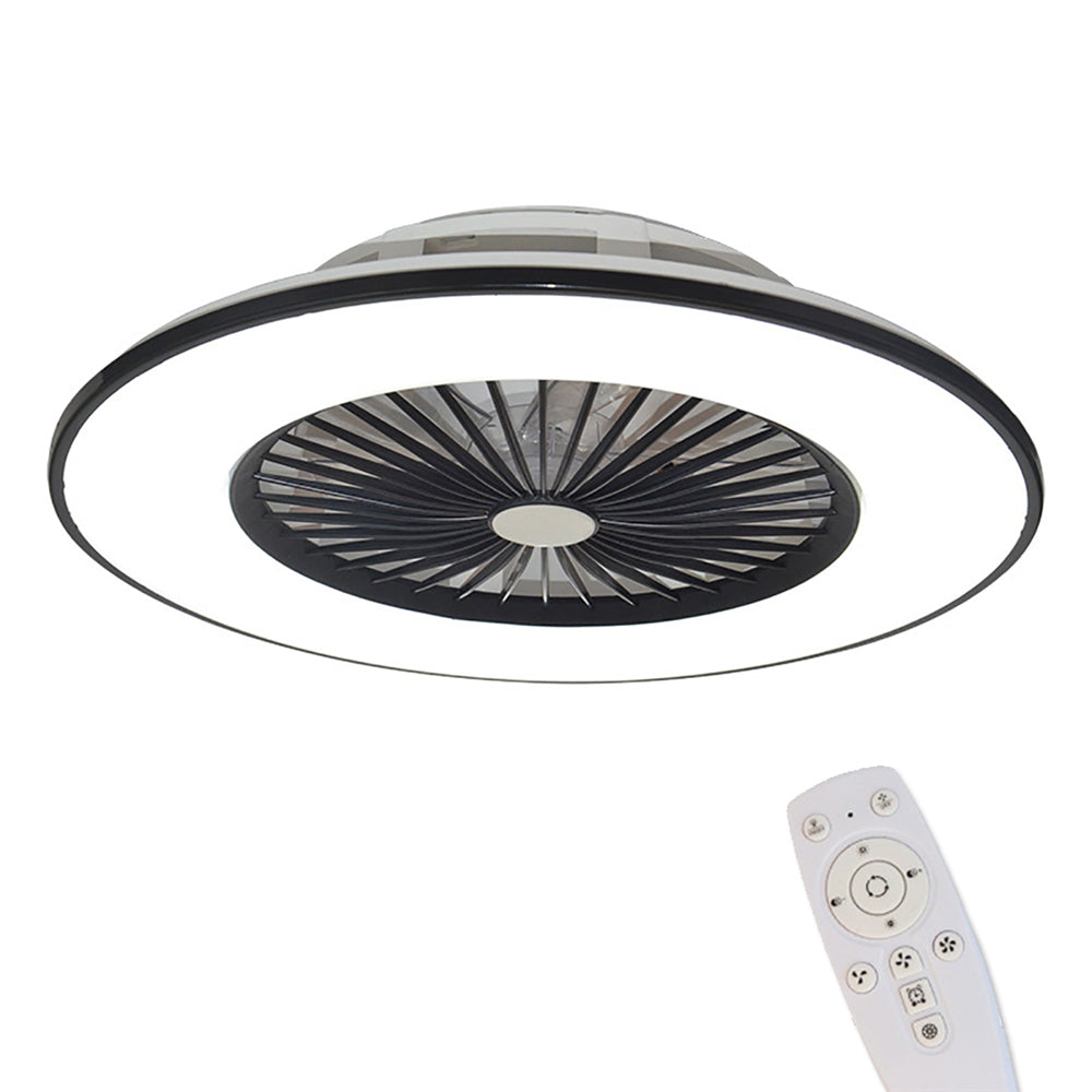 TropicalBreeze - Palm frond fan with light