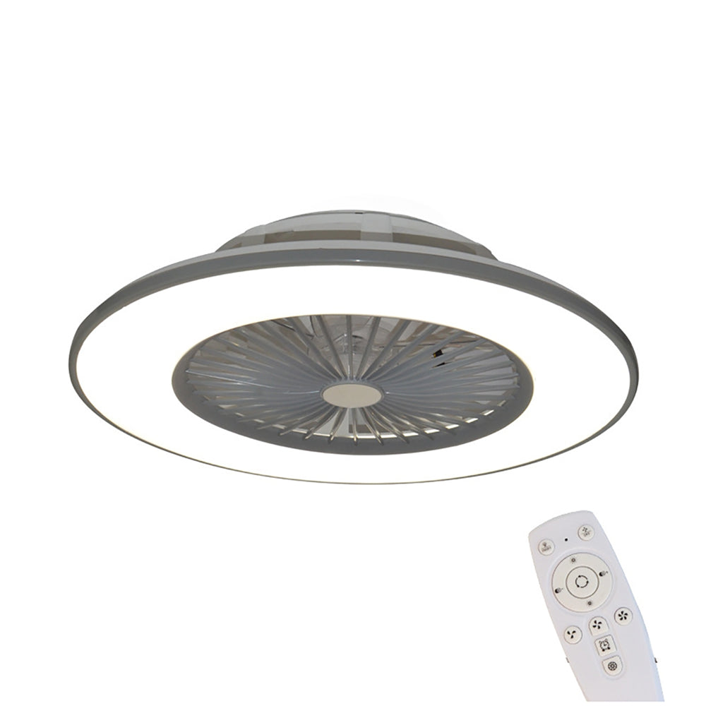 TropicalBreeze - Palm frond fan with light