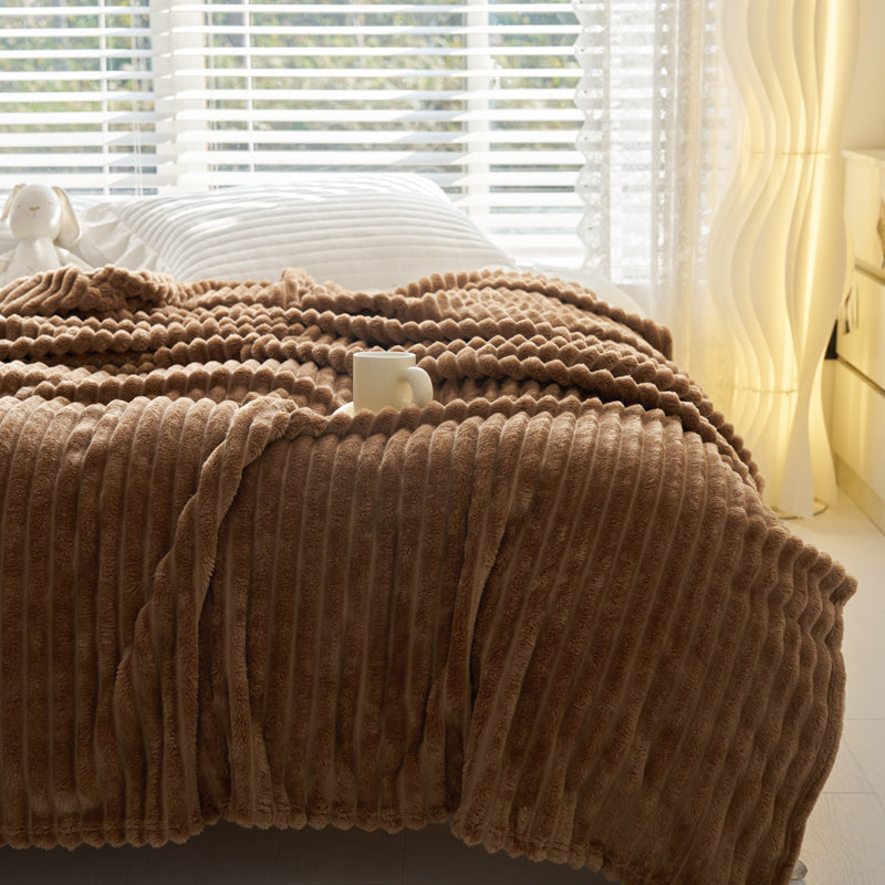 CuddleWave | Thick coral fleece blanket