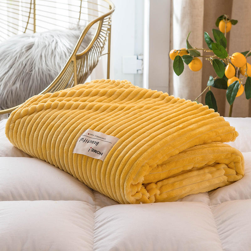 SoftGrid | Square flannel blanket