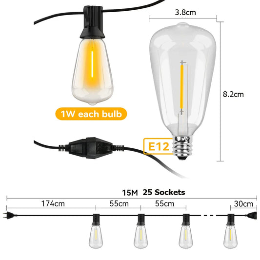 LumiRain - Waterproof LED fairy lights