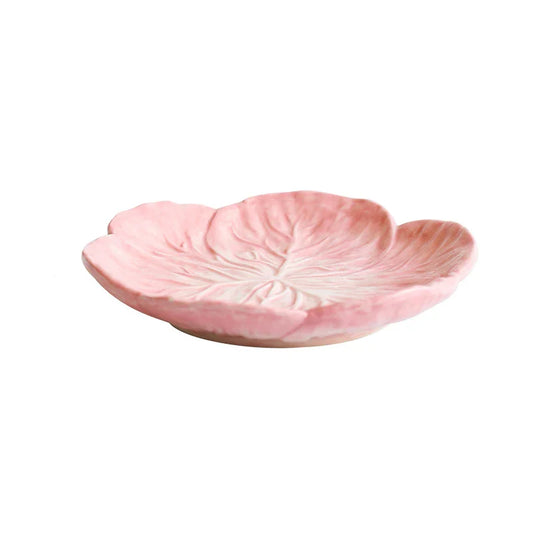 VerdeLeaf - Ceramic salad plate with cabbage