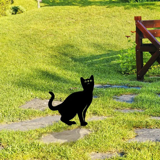 KittyGleam - Cat garden stakes