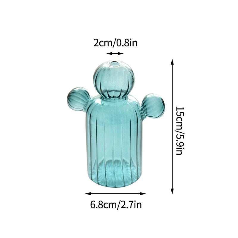 CactiClear - Glass vase in cactus shape