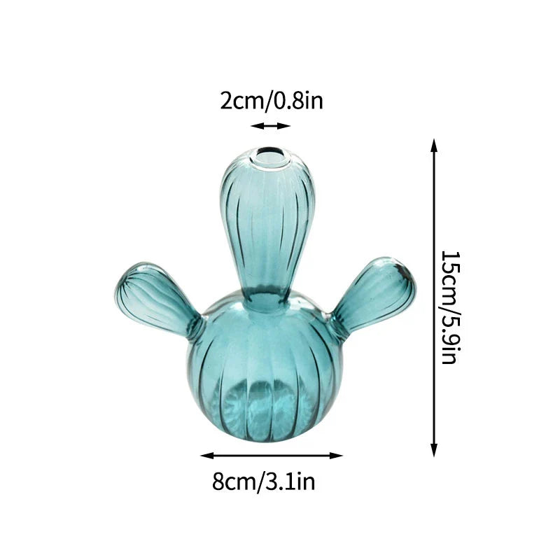 CactiClear - Glass vase in cactus shape