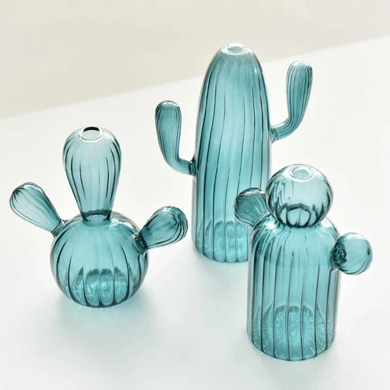 CactiClear - Glass vase in cactus shape