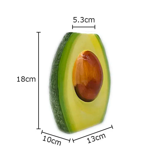 VerdeVessel - Porcelain avocado vase