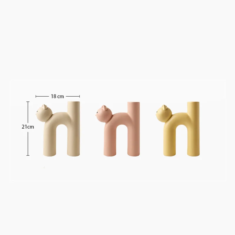 PurrPose - H-shaped flower vase for cats