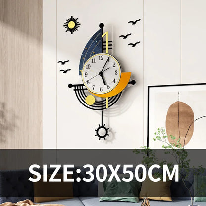 OceanicHours - Sailboat wall clock