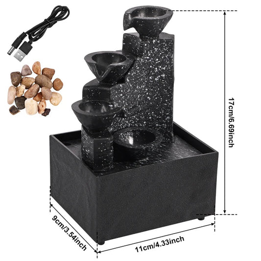 WaveFlow - Flowing water fountain
