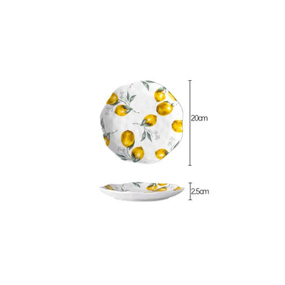 ZestVista - European ceramic plate lemon