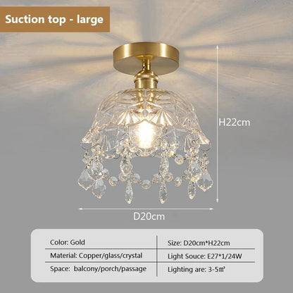 PrismGlow - Modern glass pendant light