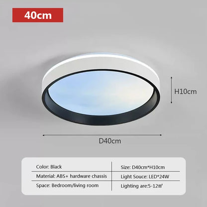 AzureGlow - Blue LED ceiling lamp