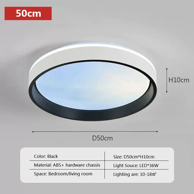 AzureGlow - Blue LED ceiling lamp