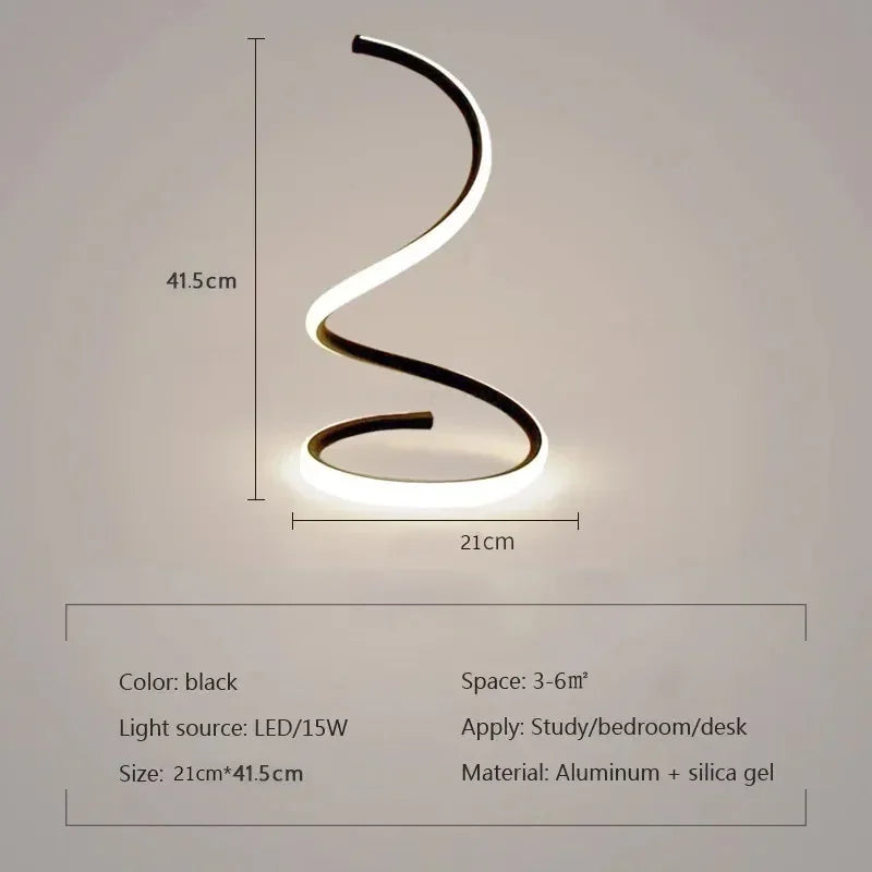 GlowStream - Modern LED table lamp