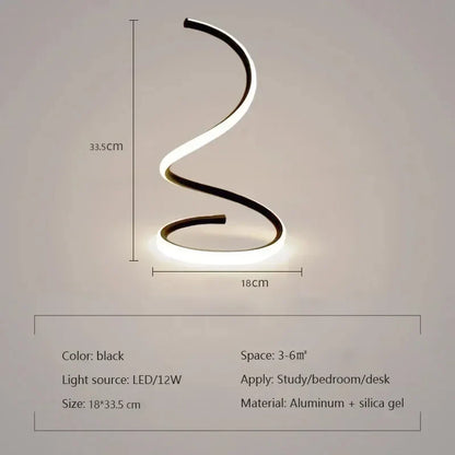 GlowStream - Modern LED table lamp