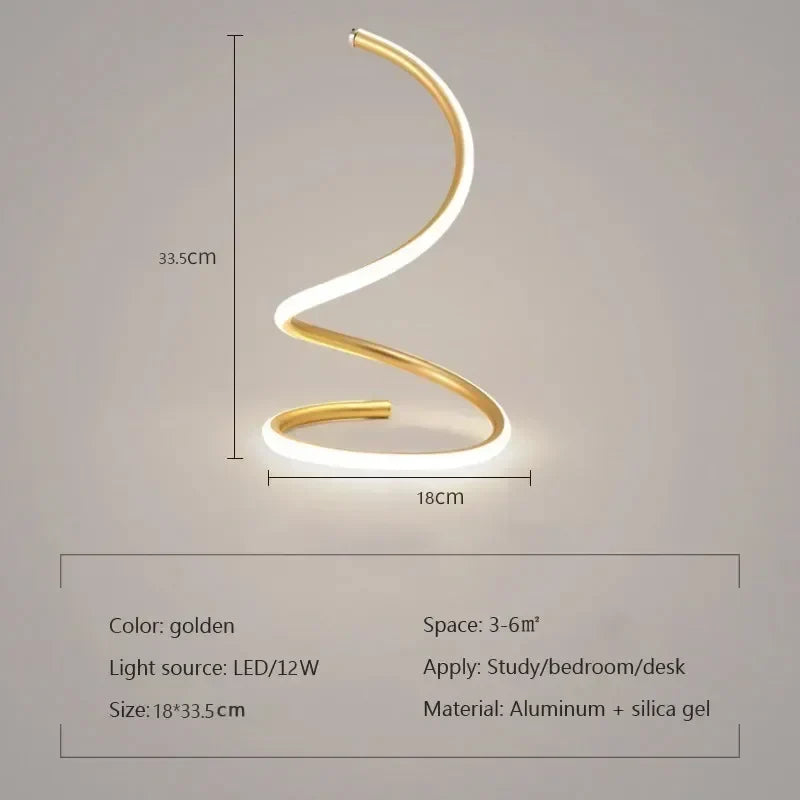 GlowStream - Modern LED table lamp