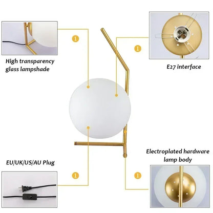 UrbanElegance - Modern minimalist glass household lamp