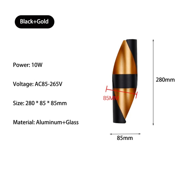 Cascadia - LED wall light for outdoors