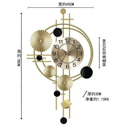 FrostForge - Nordic metal clock