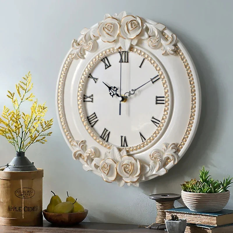 EuroResin - Vintage flower clock