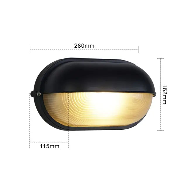 SteelGlow - Waterproof industrial wall lights