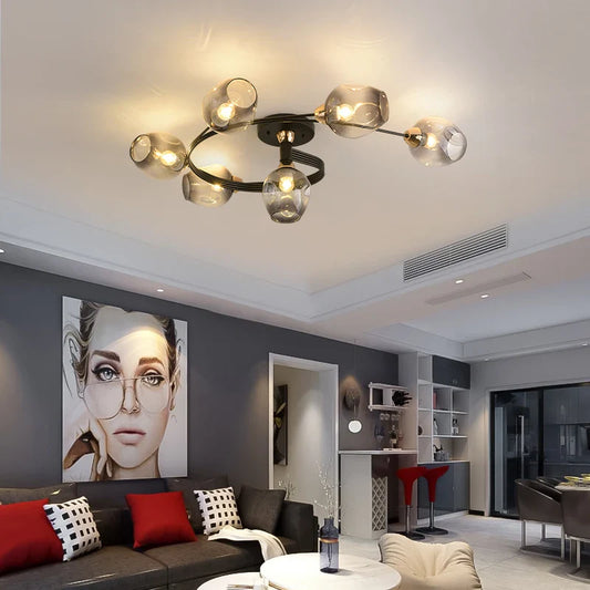 NordicSwirl - Mesmerizing spiral ceiling light
