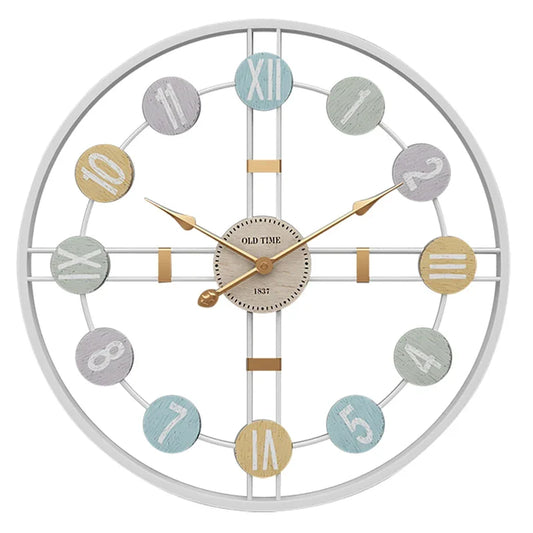 TimelessSteel | Vintage large wall clock