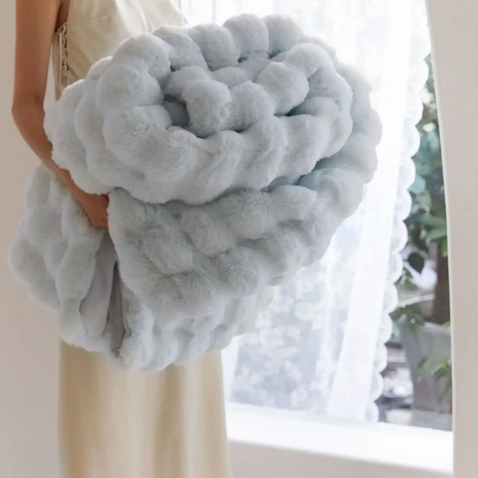 ToscanaCozy | Fur blanket with double-sided fleece