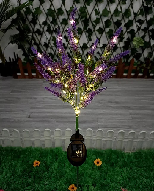 LavenderGlow - Solar lavender garden lights
