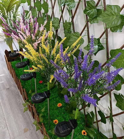 LavenderGlow - Solar lavender garden lights