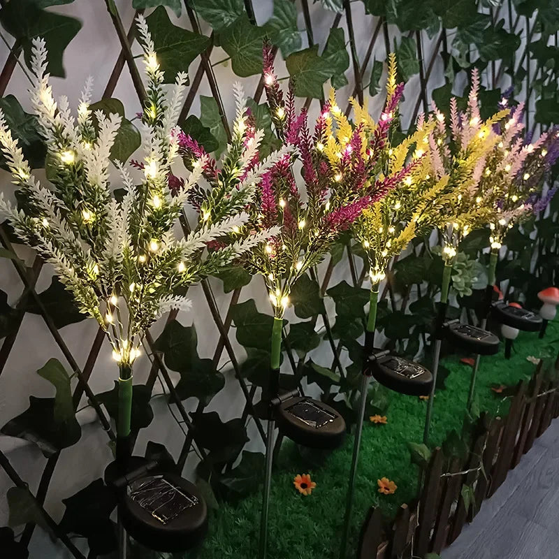 LavenderGlow - Solar lavender garden lights