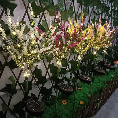 LavenderGlow - Solar lavender garden lights