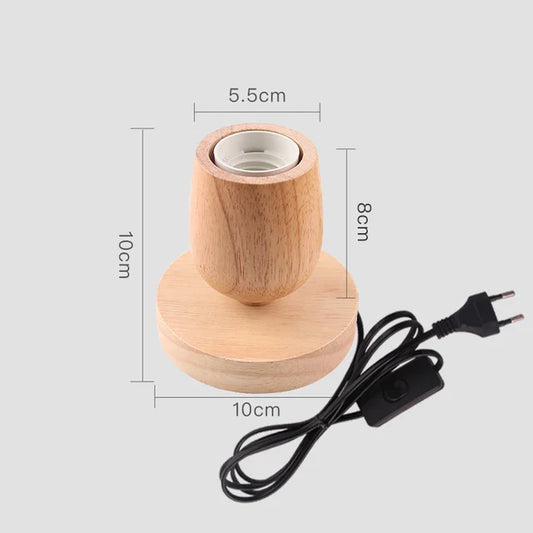 WoodWhimsy - Retro wooden decoration lamp