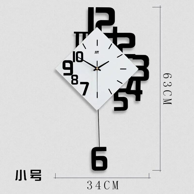 HyggeHour - Nordic-style wall clock