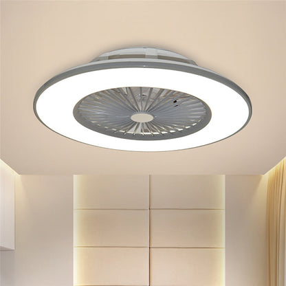 TropicalBreeze - Palm frond fan with light